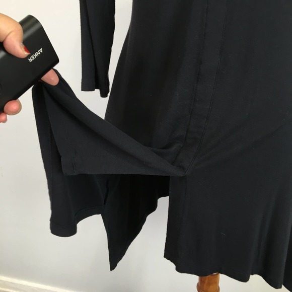 Soft Surroundings Timely Boatneck black jersey tunic shirt Size Small - Picture 4 of 9